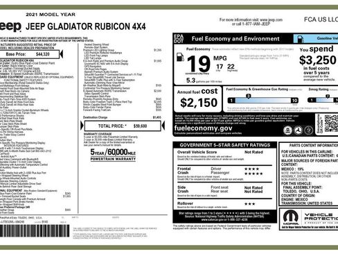 Used 2021 Jeep Gladiator Rubicon image 4