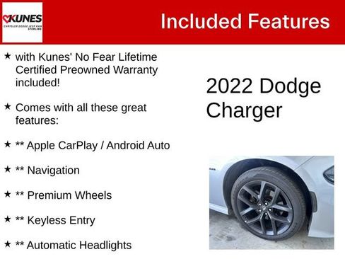Used 2022 Dodge Charger R/T w/ Blacktop Package RWD image 4