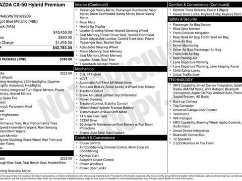 New 2026 MAZDA CX-50 2.5 Hybrid w/ Premium Plus Pkg AWD/4WD image 27