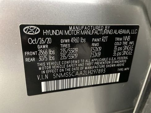 Used 2020 Hyundai Santa Fe Limited image 38