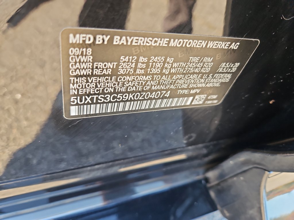Used 2019 BMW X3 M40i w/ Premium Package AWD/4WD image 14
