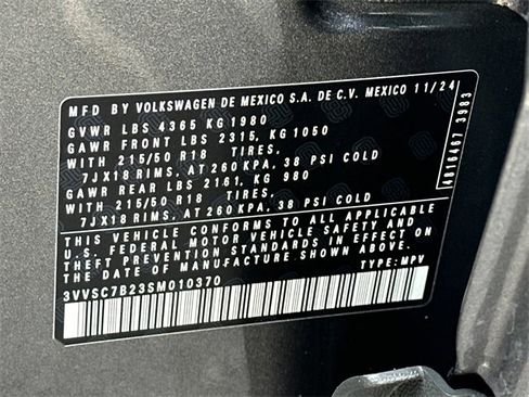 Used 2025 Volkswagen Taos SE image 35