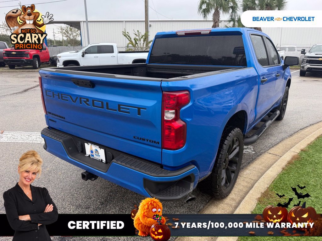 Used 2025 Chevrolet Silverado 1500 Custom w/ Turbomax Blackout Package AWD/4WD image 4