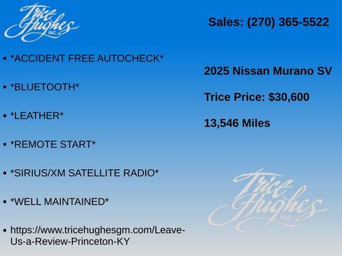 Used 2025 Nissan Murano SV FWD image 7