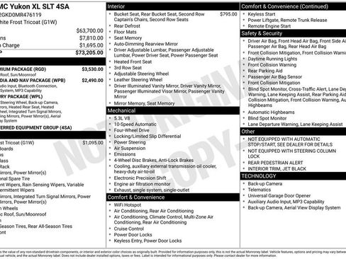 Used 2021 GMC Yukon XL SLT w/ SLT Premium Package image 28