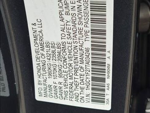New 2026 Honda Accord LX image 16