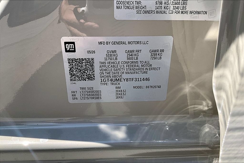 New 2026 GMC Sierra 2500 SLE w/ Max Trailering Package AWD/4WD image 8