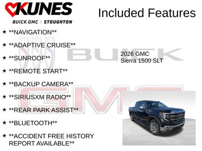 New 2026 GMC Sierra 1500 SLT w/ SLT Premium Plus Package