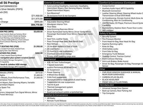 Used 2013 Audi S6 Prestige w/ Innovation Pkg image 32