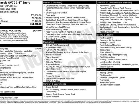 Used 2023 Genesis GV70 3.5T Sport w/ Sport Advanced Package image 26