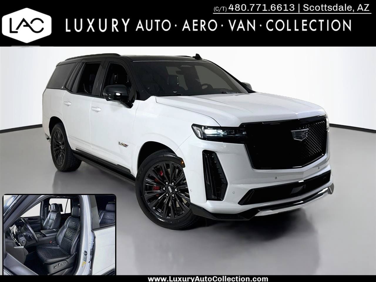 Used 2023 Cadillac Escalade V w/ LPO, ONYX Package AWD/4WD image 1