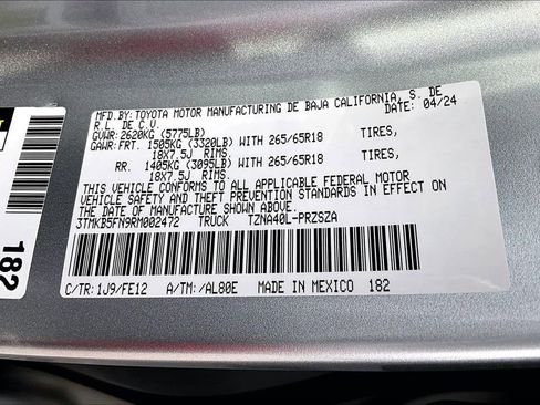 Used 2024 Toyota Tacoma TRD Sport image 43