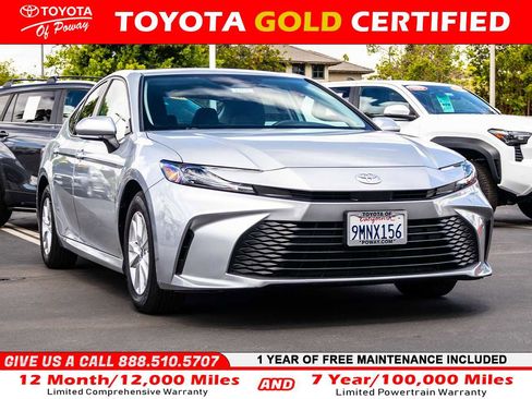 Certified 2025 Toyota Camry LE FWD image 1
