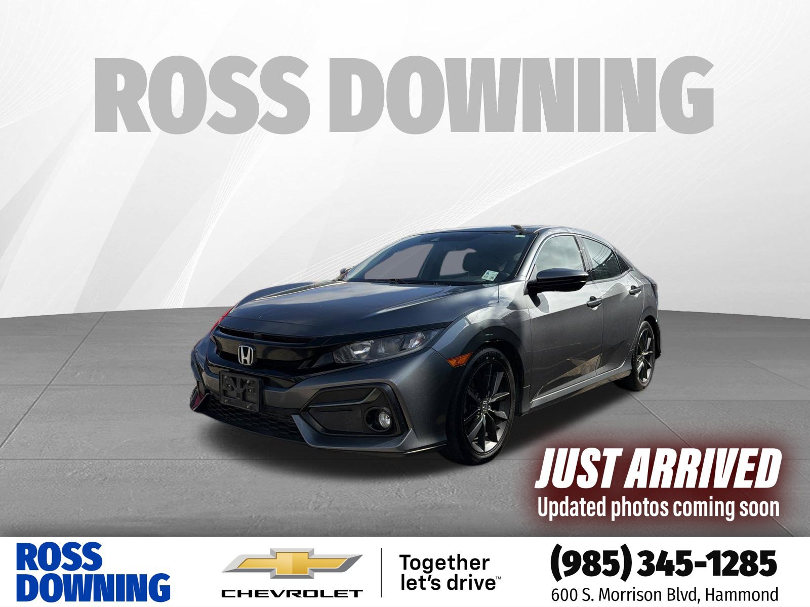 Used 2020 Honda Civic EX-L image 1
