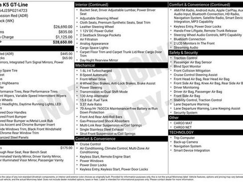 Certified 2023 Kia K5 GT-Line FWD image 14