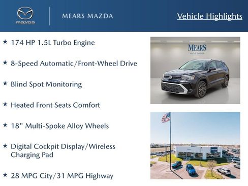 Used 2026 Volkswagen Taos SE FWD image 2
