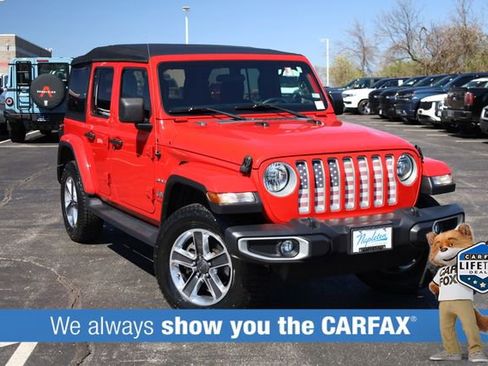 Used 2021 Jeep Wrangler Unlimited Sahara w/ Safety Group AWD/4WD image 2