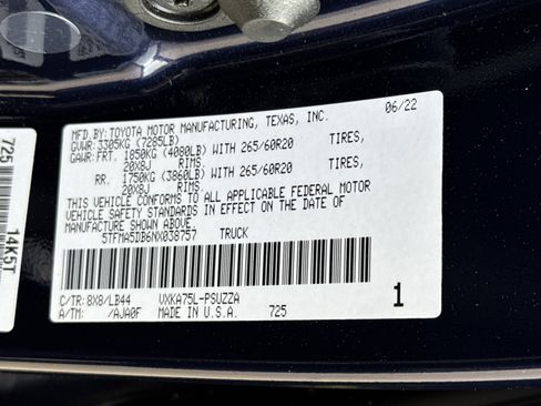 Used 2022 Toyota Tundra 1794 Edition image 35