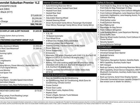 Used 2023 Chevrolet Suburban Premier AWD/4WD image 7