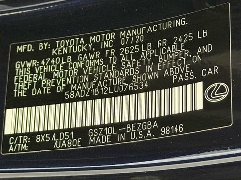 Used 2020 Lexus ES 350 w/ Premium Package image 27