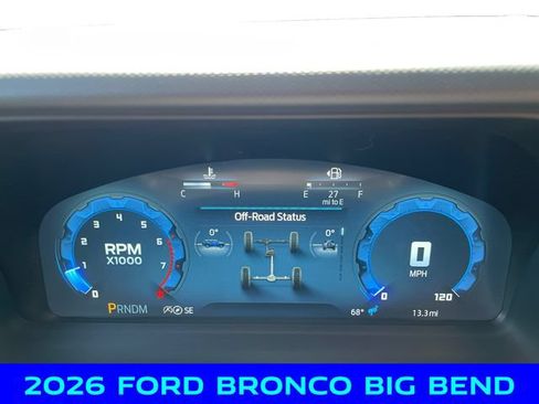 New 2026 Ford Bronco Big Bend w/ Black Appearance Package AWD/4WD image 2