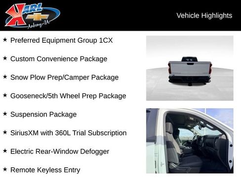 Certified 2025 Chevrolet Silverado 2500 Custom w/ Custom Convenience Package image 2