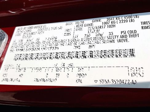 Certified 2020 Ford Escape SE AWD/4WD image 33