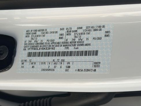 Used 2025 Ford F150 XLT w/ Equipment Group 301A Standard image 39