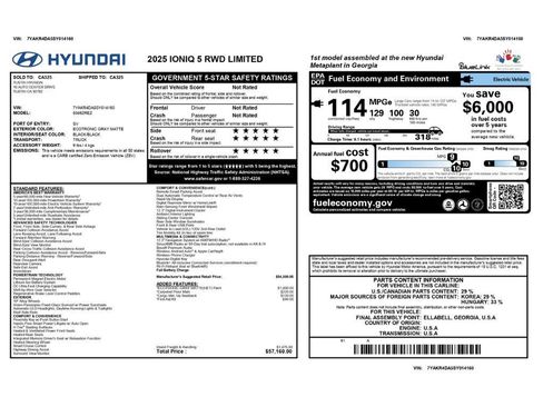 Used 2025 Hyundai Ioniq 5 Limited RWD image 2