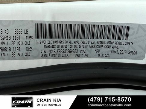 Used 2018 Jeep Grand Cherokee Limited AWD/4WD image 35