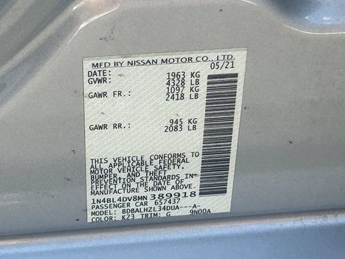 Used 2021 Nissan Altima 2.5 SV FWD image 35