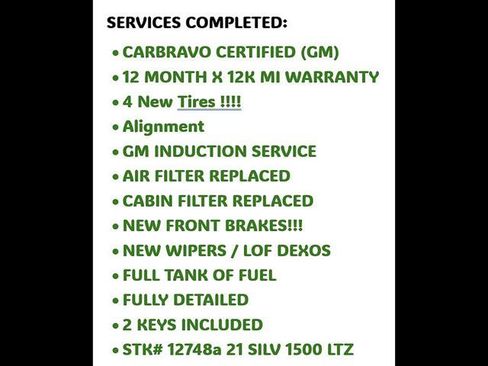Certified 2021 Chevrolet Silverado 1500 LTZ AWD/4WD image 43