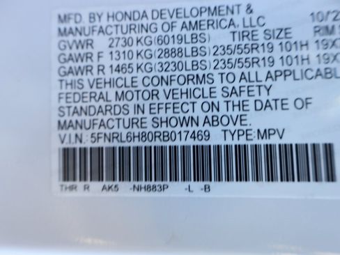 Certified 2024 Honda Odyssey Touring image 37