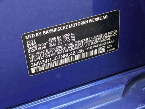 Used 2022 BMW 330i Sedan w/ M Sport Package RWD image 23