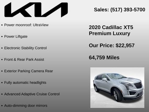 Used 2020 Cadillac XT5 Premium Luxury FWD image 19
