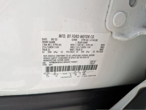 Used 2022 Ford Explorer ST AWD/4WD image 39