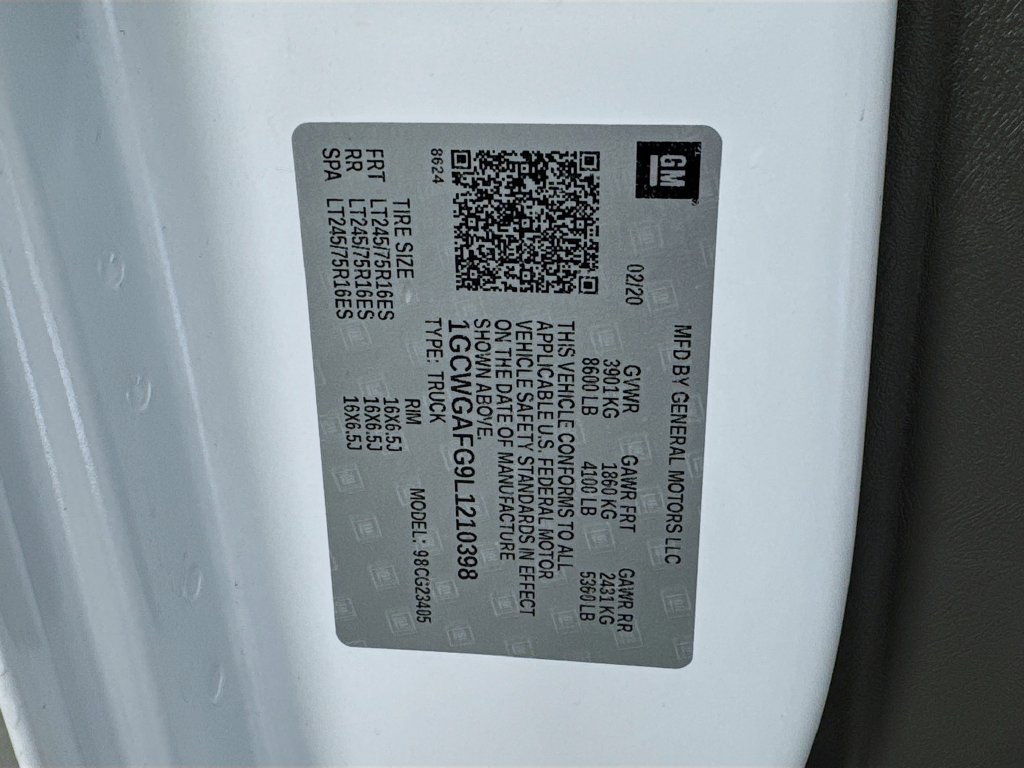 Used 2020 Chevrolet Express 2500 RWD image 19