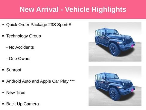 Used 2021 Jeep Wrangler Unlimited Sport AWD/4WD image 2