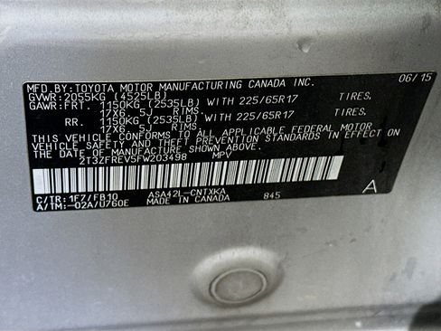 Used 2015 Toyota RAV4 LE FWD image 12