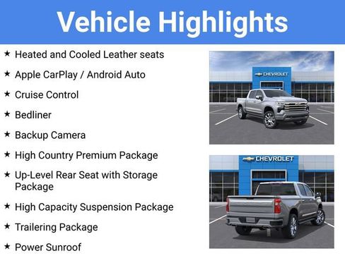 New 2026 Chevrolet Silverado 1500 High Country AWD/4WD image 4
