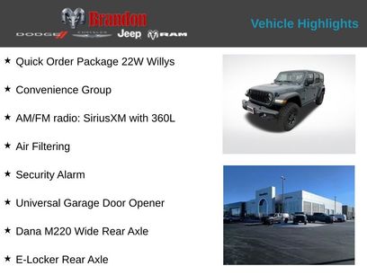 New 2026 Jeep Wrangler Unlimited Sport