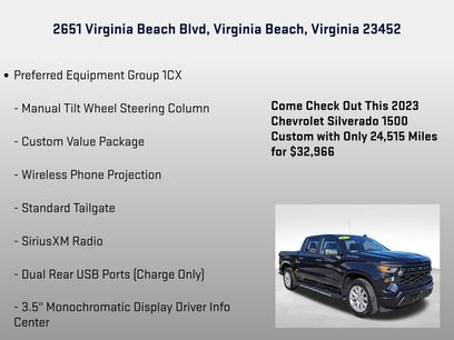 Certified 2023 Chevrolet Silverado 1500 Custom