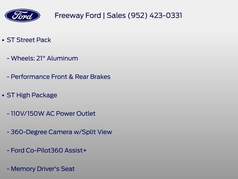 Certified 2023 Ford Explorer ST w/ Equipment Group 401A image 13