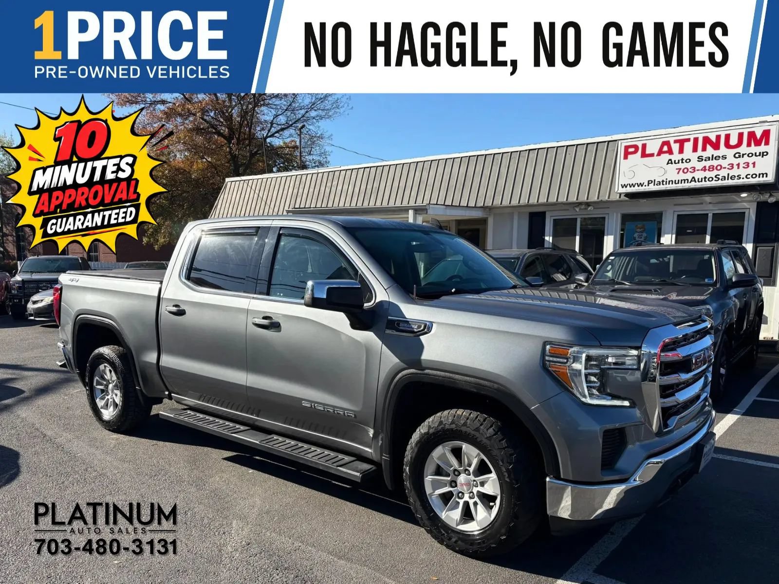 Used 2021 GMC Sierra 1500 SLE AWD/4WD image 1