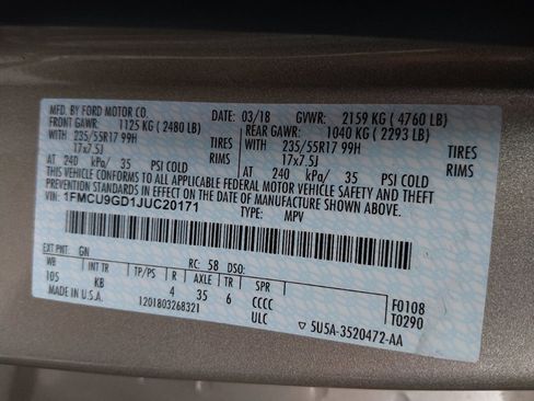 Used 2018 Ford Escape SE w/ Ford Safe & Smart Package image 33