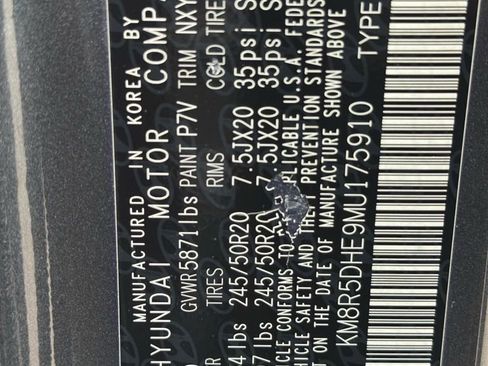 Used 2021 Hyundai Palisade Limited w/ Cargo Package image 7