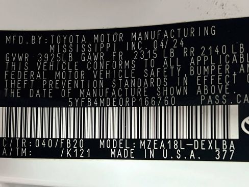 Certified 2024 Toyota Corolla LE FWD image 28