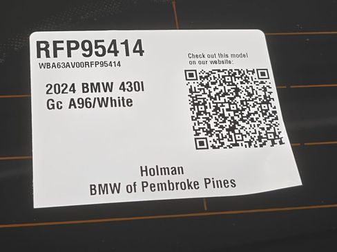 Certified 2024 BMW 430i Gran Coupe RWD image 27