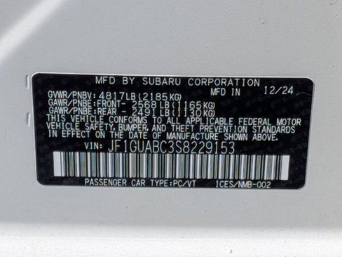 Used 2025 Subaru Impreza 2.0i AWD/4WD image 25