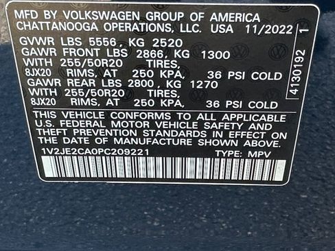 Used 2023 Volkswagen Atlas Cross Sport SE w/ Panoramic Sunroof Package image 26